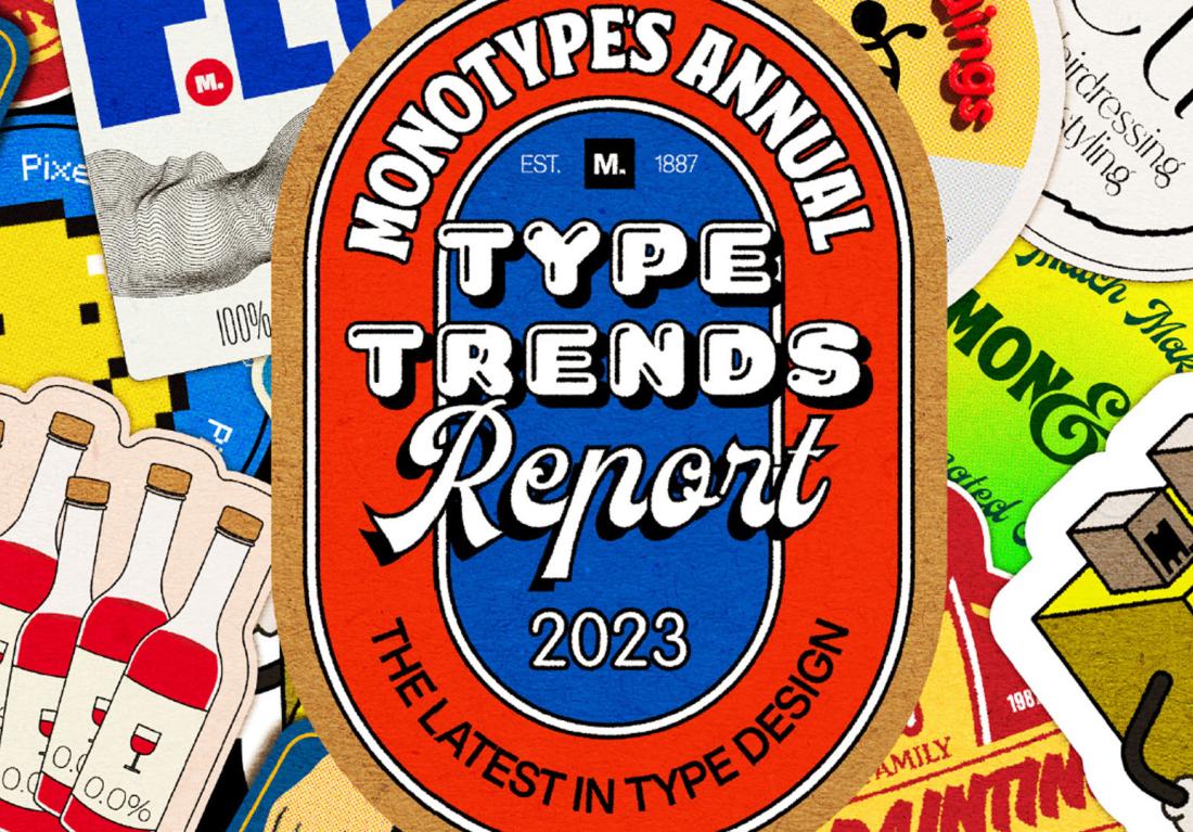 Couverture du rapport Monotypes annual Type Trends 2023 